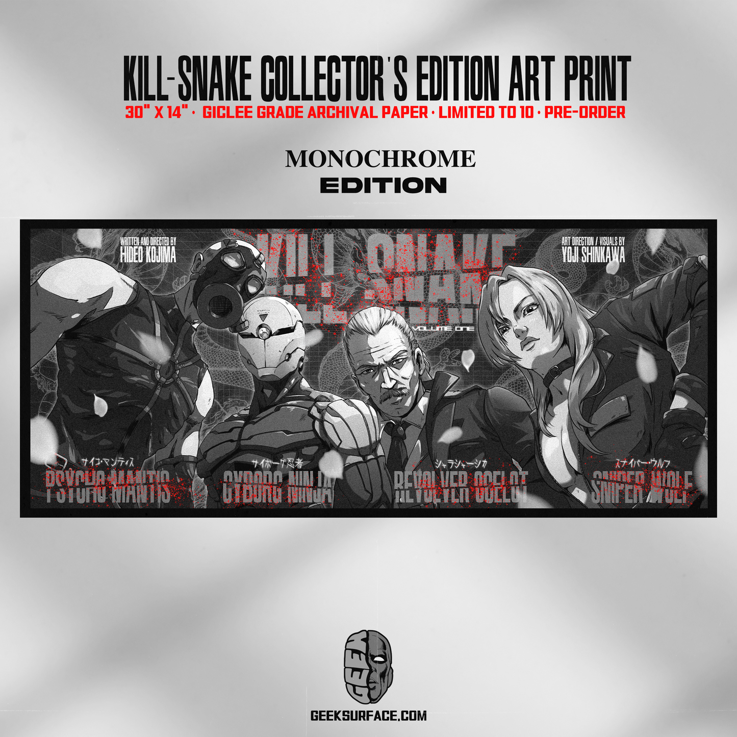 Kill-Snake: Collector's Edition Poster Art Print