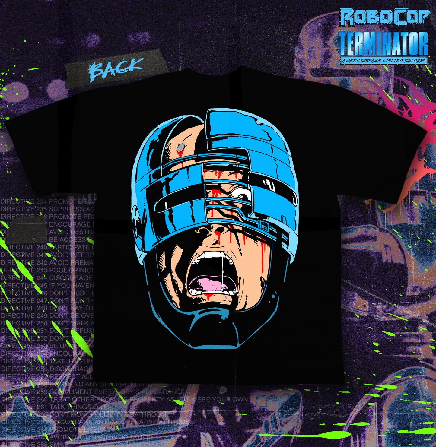 ROBOCOP VS TERMINATOR - T-SHIRT