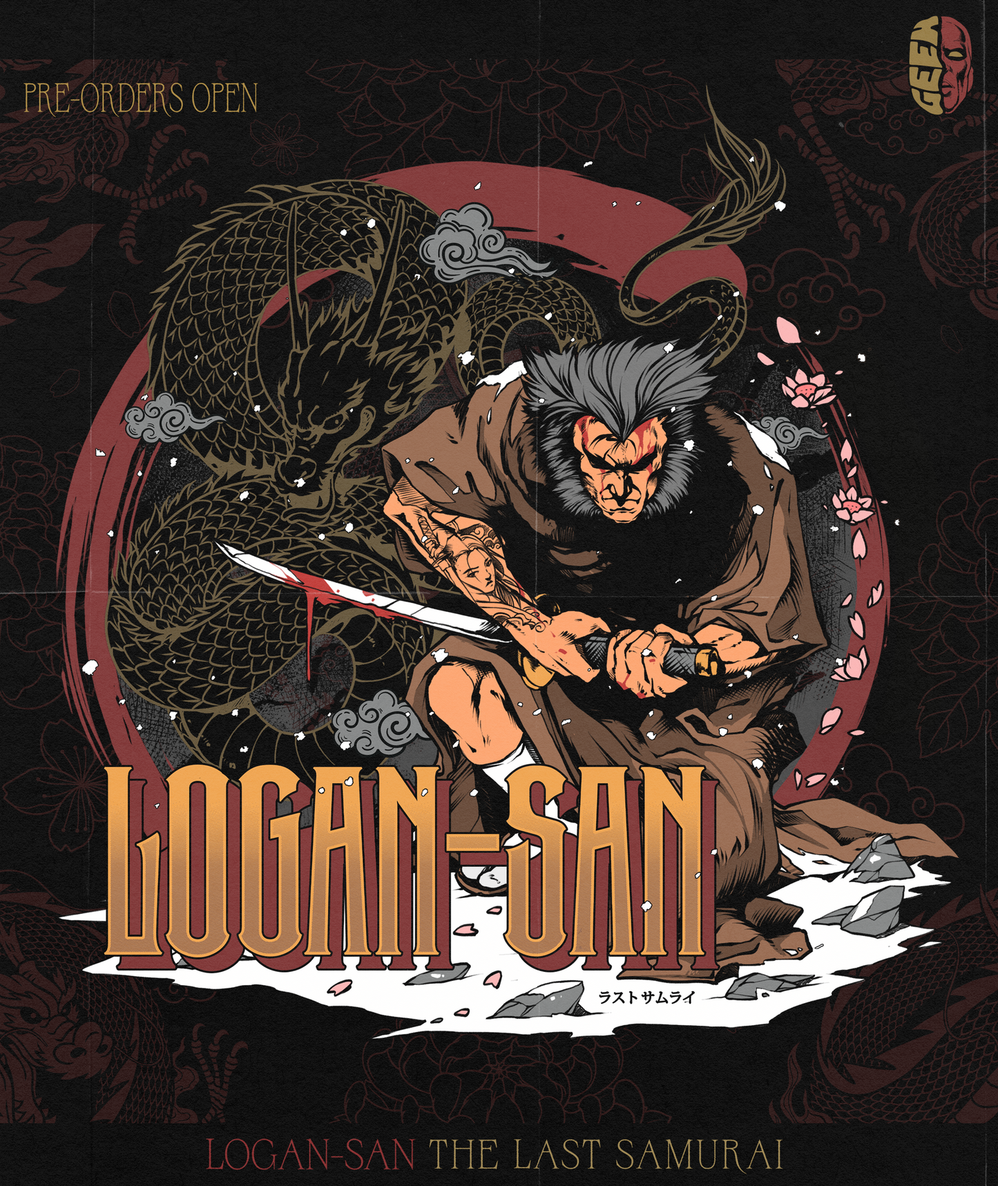 LOGAN-SAN: THE LAST SAMURAI - T-SHIRT