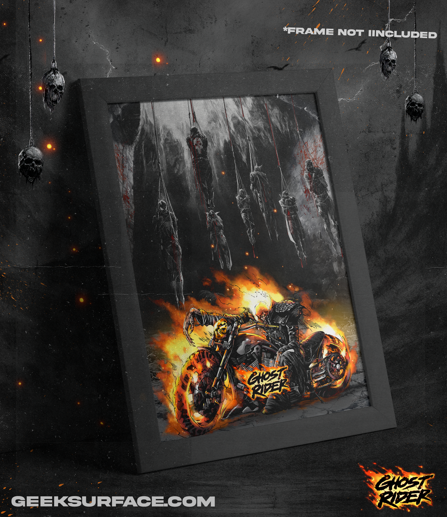 GHOST RIDER | Collector’s Fine Art Print | 18" × 24"